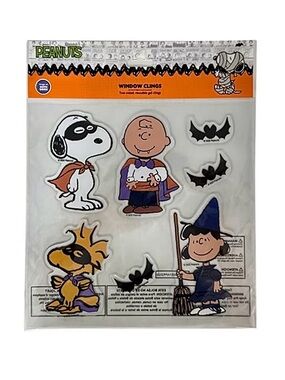 PEANUTS | Halloween Classic Character Window Clings